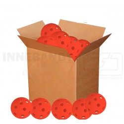 Rød floorball bolde- 50 stk