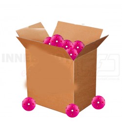 Pink floorball bolde - 50 stk