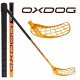 Oxdog RC1 Orange Floorball Stavsæt - 6 stave inkl. 6 bolde og en toolbag