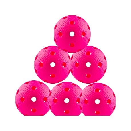 Rød floorball bolde