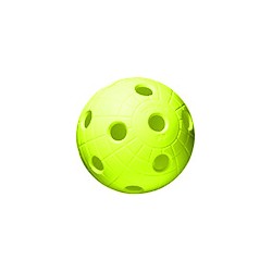 Neon gul floorball bolde 