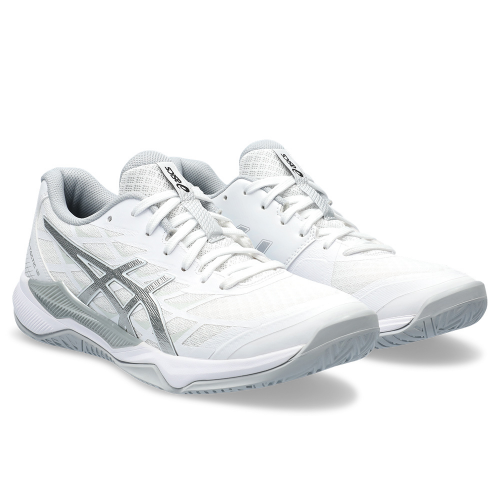 Asics Gel Tactic 12 - Dame - white/pure silver - Billede 4