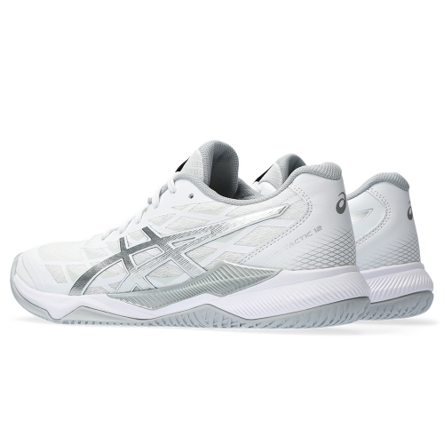 Asics Gel Tactic 12 - Dame - white/pure silver - Billede 5
