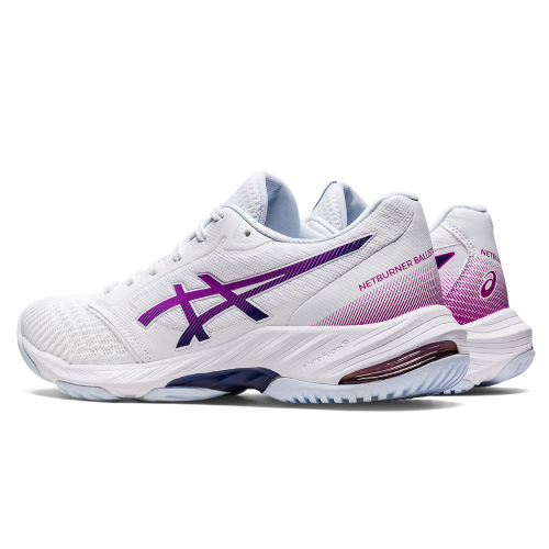 Asics Netburner Ballistic FF 3 - Dame - white/orchid - Billede 4