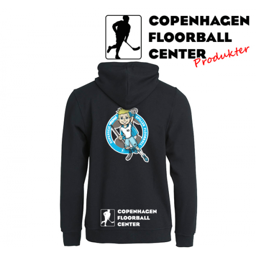 CFC Hættetrøje - Superseje Drenge Spiller Floorball - Sort - Billede 2