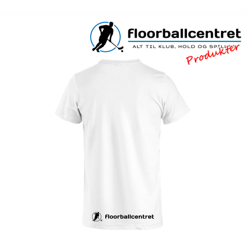 Floorballcentret T-shirt - Dead Serious About Floorball - hvid - Billede 2