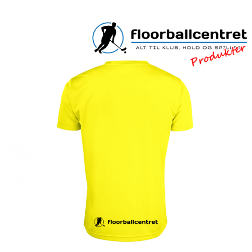 Floorballcentret T-shirt - Life Is Simple - gul - Billede 2