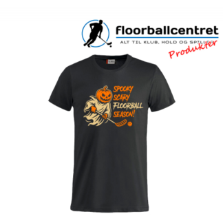 Floorballcentret T-shirt - Spooky Scary Floorball Season - sort