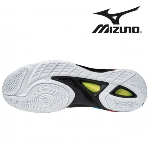 Mizuno Wave Mirage 3 Unisex black/white/blue - Billede 2