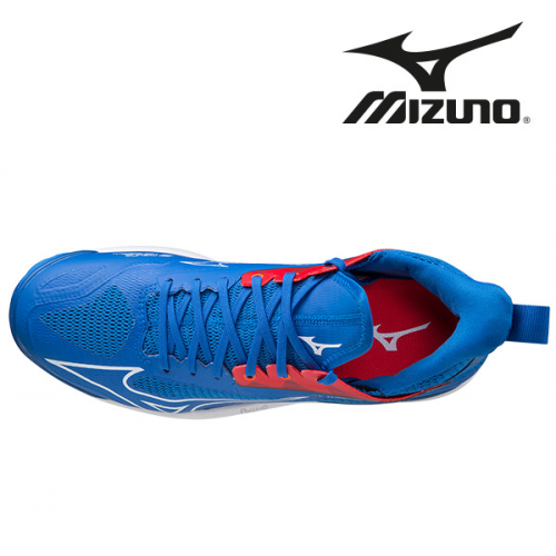 Mizuno Wave Mirage 4 Unisex blue/white/red - Billede 3