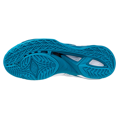 Mizuno Wave Mirage 5 Herre white/blue - Billede 4