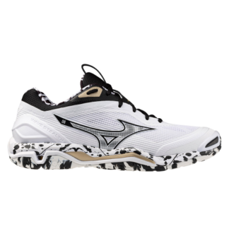 Mizuno Wave Stealth 6 Herre white/black/gold
