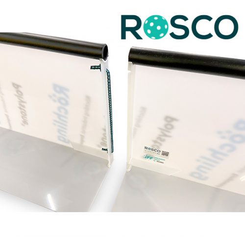 Rosco Floorball Bander - Blackpipe - Fullsize bane 20x40 meter, hvid - IFF Godkendte - Billede 5
