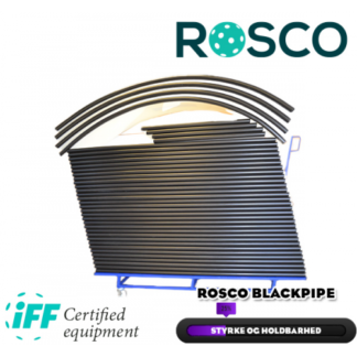 Rosco Floorball Bander - Blackpipe - MotionsFloorball bane 10x20 meter, hvid - IFF Godkendte