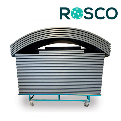 Rosco Floorball Bander - SUPRA - Fullsize bane 20x40 meter, sort - IFF Godkendte - Billede 2