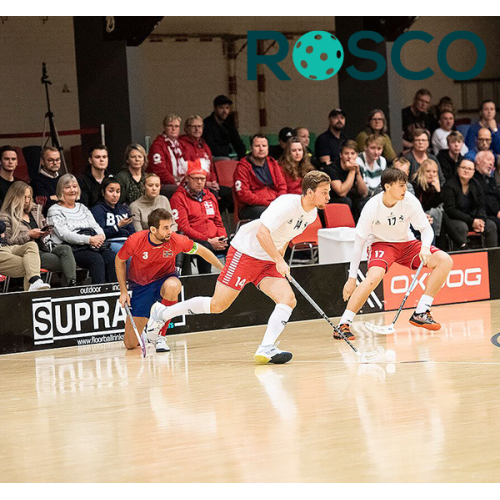 Rosco Floorball Bander - SUPRA - Fullsize bane 20x40 meter, sort - IFF Godkendte - Billede 5