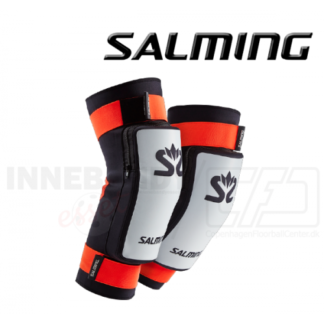 Salming Goalie Kneepads E-Series - white/orange/black