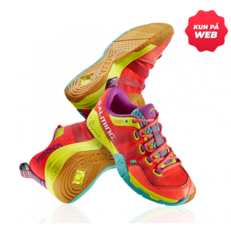 Salming Kobra Women - Floorballsko - diva pink / turquoise