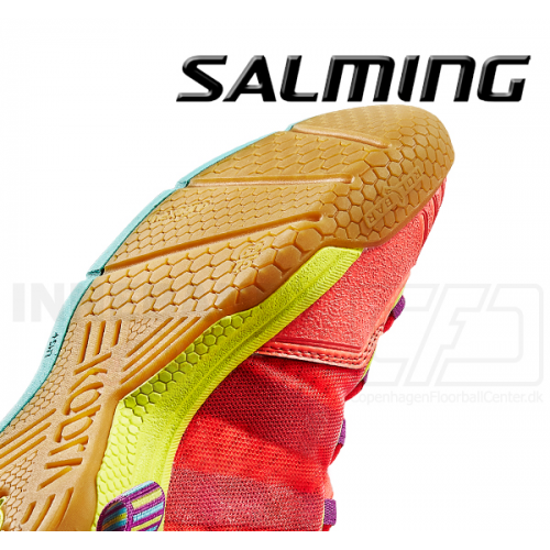 Salming Kobra Women - Floorballsko - diva pink / turquoise - Billede 4
