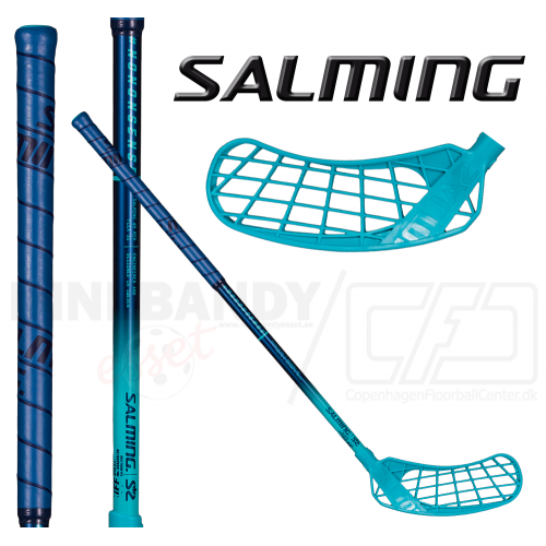 Salming Q2 Mid 35 (72 cm) blue/cyan blue