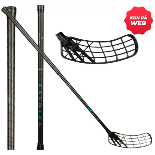 Salming Trident P-Series Carbon Pro 29 black/cyan - Floorballstav