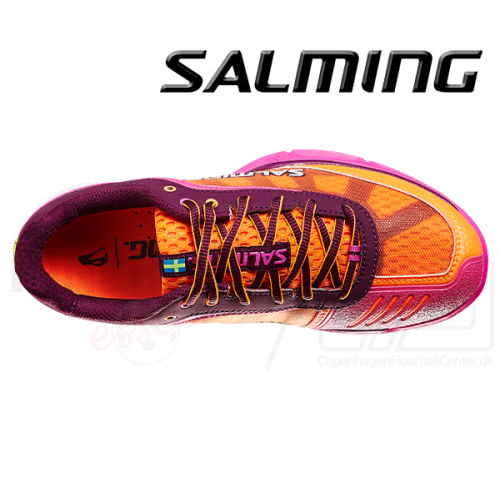 Salming Viper 4 Woman - Floorballsko - purple / orange - Billede 3
