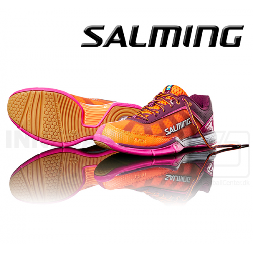 Salming Viper 4 Woman - Floorballsko - purple / orange - Billede 6