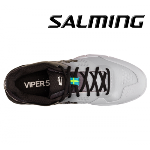 Salming Viper 5 Men - Floorballsko - white/black - Billede 4