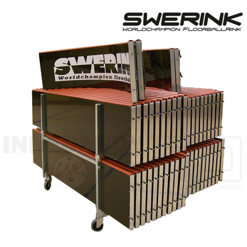 Swerink Floorball Bander, hvid - Fullsize bane 20x40 meter - Billede 2