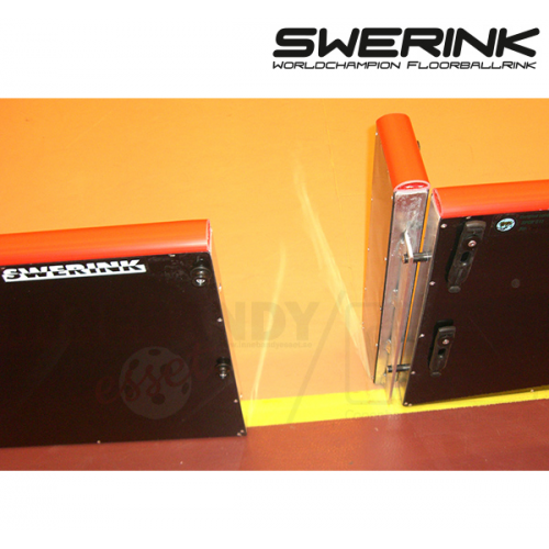 Swerink Floorball Bander, hvid - Fullsize bane 20x40 meter - Billede 4