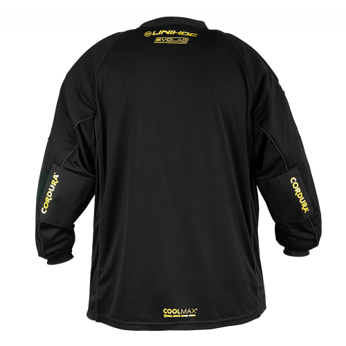 Unihoc Alpha Evolab Målmandstrøje - black/gold - Billede 2