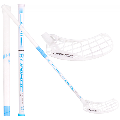 Unihoc Epic Composite 32 white/blue - Floorballstav