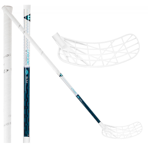 Unihoc Evolite Carbskin Slim Titan 29 turq - Floorballstav - Billede 2