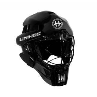 Unihoc Inferno 66 Målmandshjelm (Cat-eye cage) - black