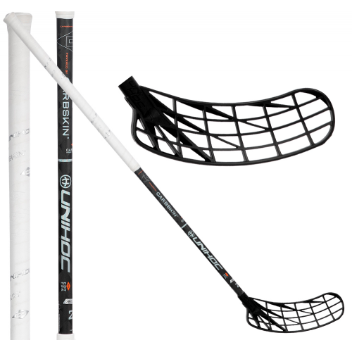 Unihoc Unilite Carbskin Feather Light 26 black/orange - Floorballstav