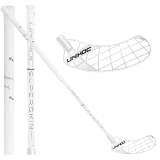 Unihoc Unity Superskin REG Oval FL 26 white - Floorballstav