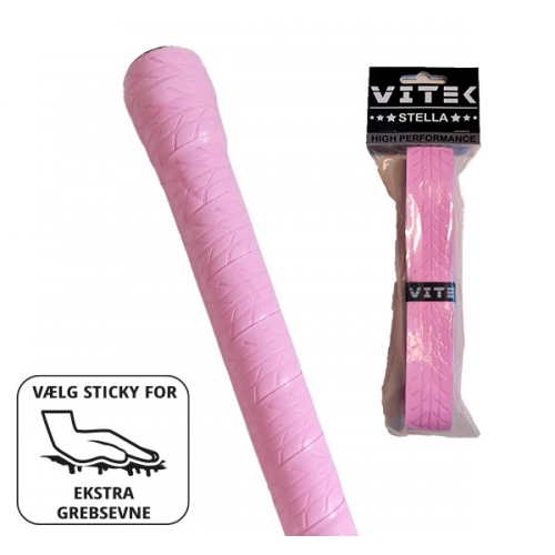 Vitek Greb Stella Lyserød - Sticky - Floorball Greb - Billede 2