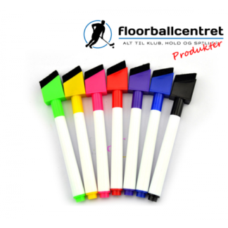 Whiteboard Marker med viskeprop - flere farver